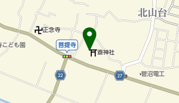 斉神社の地図画像