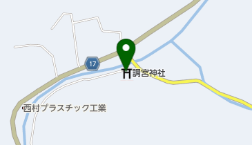 調宮神社の地図画像