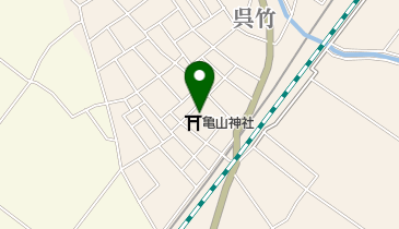 亀山神社の地図画像