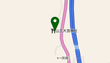 山王大宮神社の地図画像