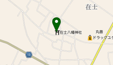 八幡神社の地図画像