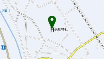 矢川神社の地図画像
