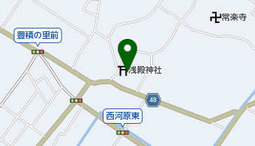 浅殿神社の地図画像