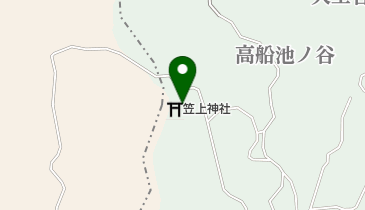 笠上神社の地図画像