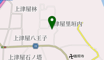 石田神社の地図画像