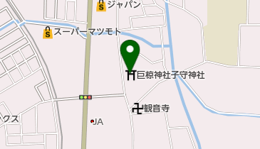 子守神社の地図画像