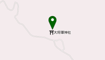 大将軍神社の地図画像