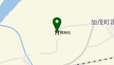 岡田鴨神社の地図画像