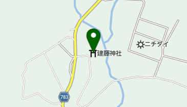 建藤神社の地図画像