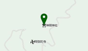 神明神社の地図画像