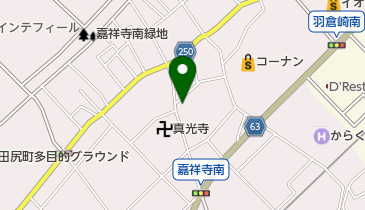 嘉祥神社の地図画像