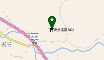 高皇産霊神社の地図画像