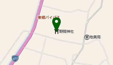 野間神社の地図画像