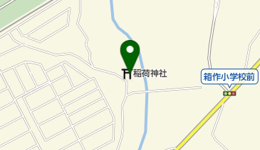 田山稲荷神社の地図画像