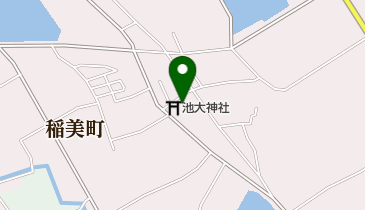 池大神社の地図画像