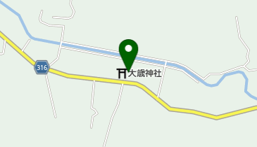 大歳神社の地図画像