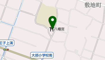 八幡神社の地図画像