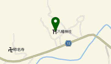 八幡神社の地図画像