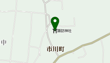 諏訪神社の地図画像