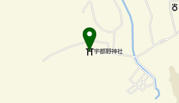 宇都野神社の地図画像