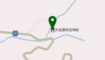 大生部兵主神社の地図画像