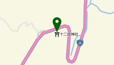 十二社神社の地図画像