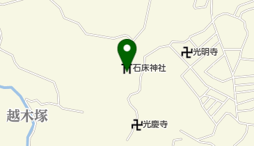 石床神社の地図画像