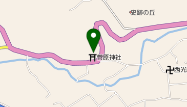 菅原神社の地図画像