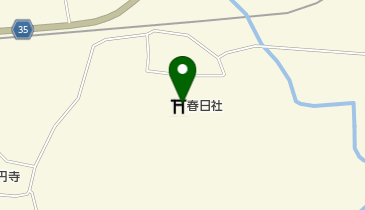 春日社の地図画像