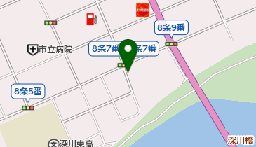 深川花園稲荷神社の地図画像