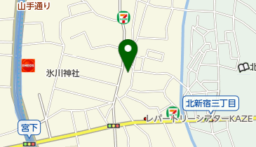 天神社の地図画像