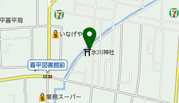 氷川神社の地図画像