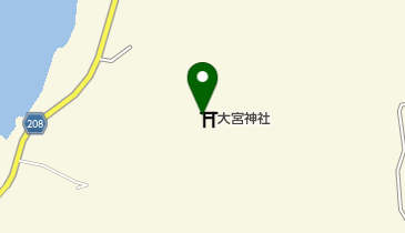 天神社の地図画像