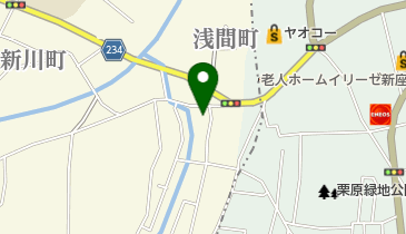 浅間神社の地図画像