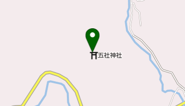 五社神社の地図画像