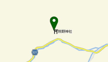 熊野神社の地図画像
