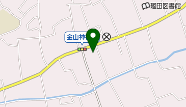 金山神社の地図画像