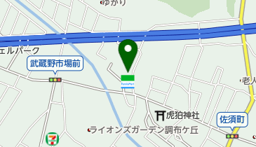 稲荷神社の地図画像