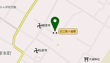 NIPPONIA(ニッポニア) 五個荘 近江商人の町 外村宇兵衛邸の地図画像