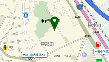 神奈川県立図書館 新本館の地図画像