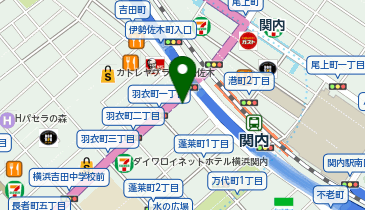 ロデオドライブ 横浜関内店の地図画像