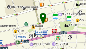 とろり天使のわらびもち 高知店の地図画像