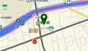 東京豚骨拉麺ばんから 明大前店の地図画像