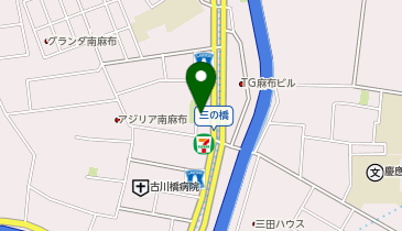 南麻布動物病院の地図画像