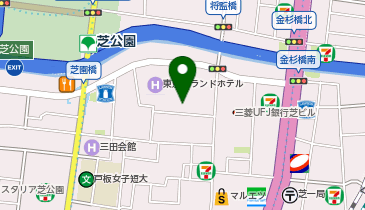 ファイバーダイン株式会社 芝オフィスの地図画像