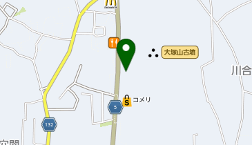 油そば松風の地図画像