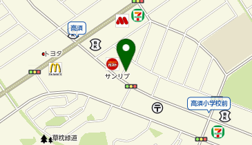 松屋 北九州高須東店の地図画像
