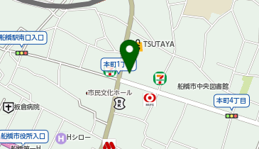 焼き鳥ラッキー 船橋店の地図画像