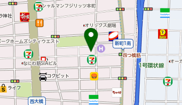 小麦の奴隷 四ツ橋店の地図画像