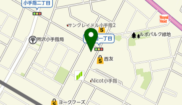 ドラッグストアマツモトキヨシ所沢小手指店の地図画像